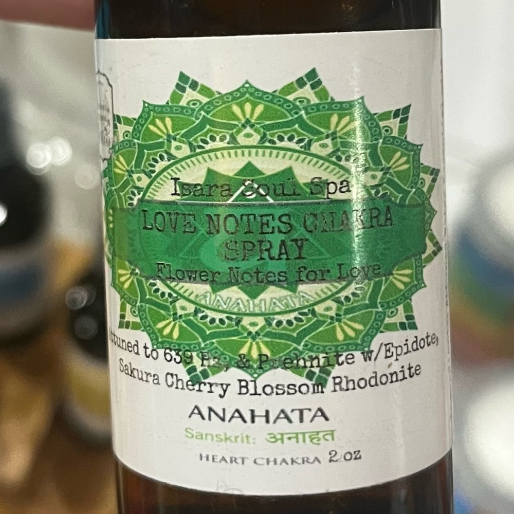 Love Notes Chakra Spray